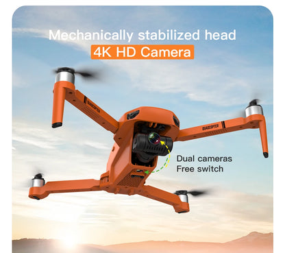 SkyMaster Pro 8K: Ultra HD Foldable Drone with Dual-Axis Gimbal and Long-Range GPS Navigation