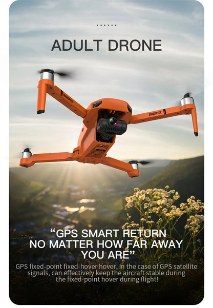 SkyMaster Pro 8K: Ultra HD Foldable Drone with Dual-Axis Gimbal and Long-Range GPS Navigation