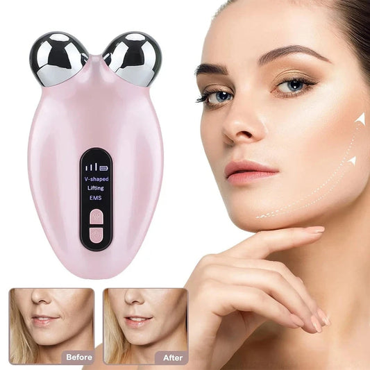 FaceSculpt Elite: EMS Microcurrent Facial Massager for Lifting, Tightening and Wrinkle Reduction