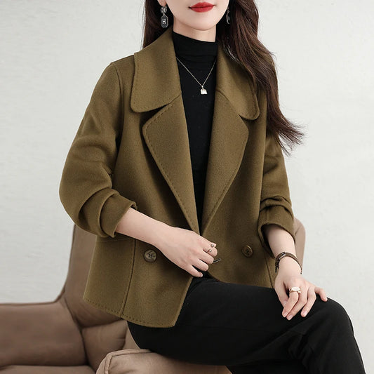 Chic Reversible: Double-Sided Cashmere Coat